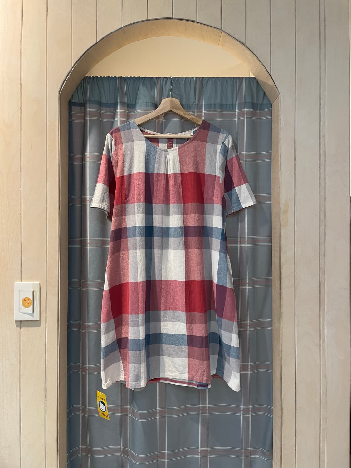 일본빈티지 체크 모리걸원피스 상품이미지1