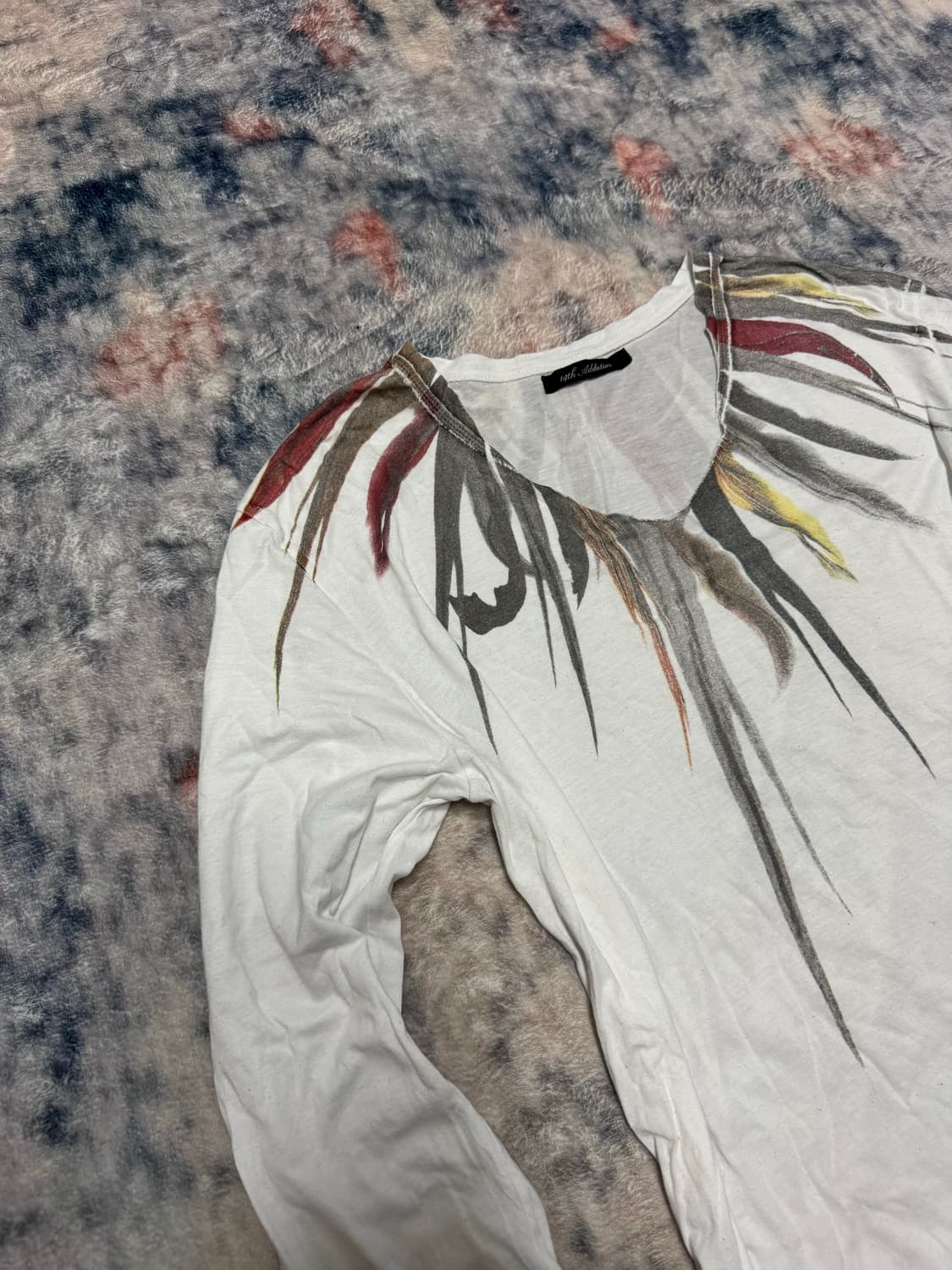 14th addiction feather printing cut sew 상품이미지3
