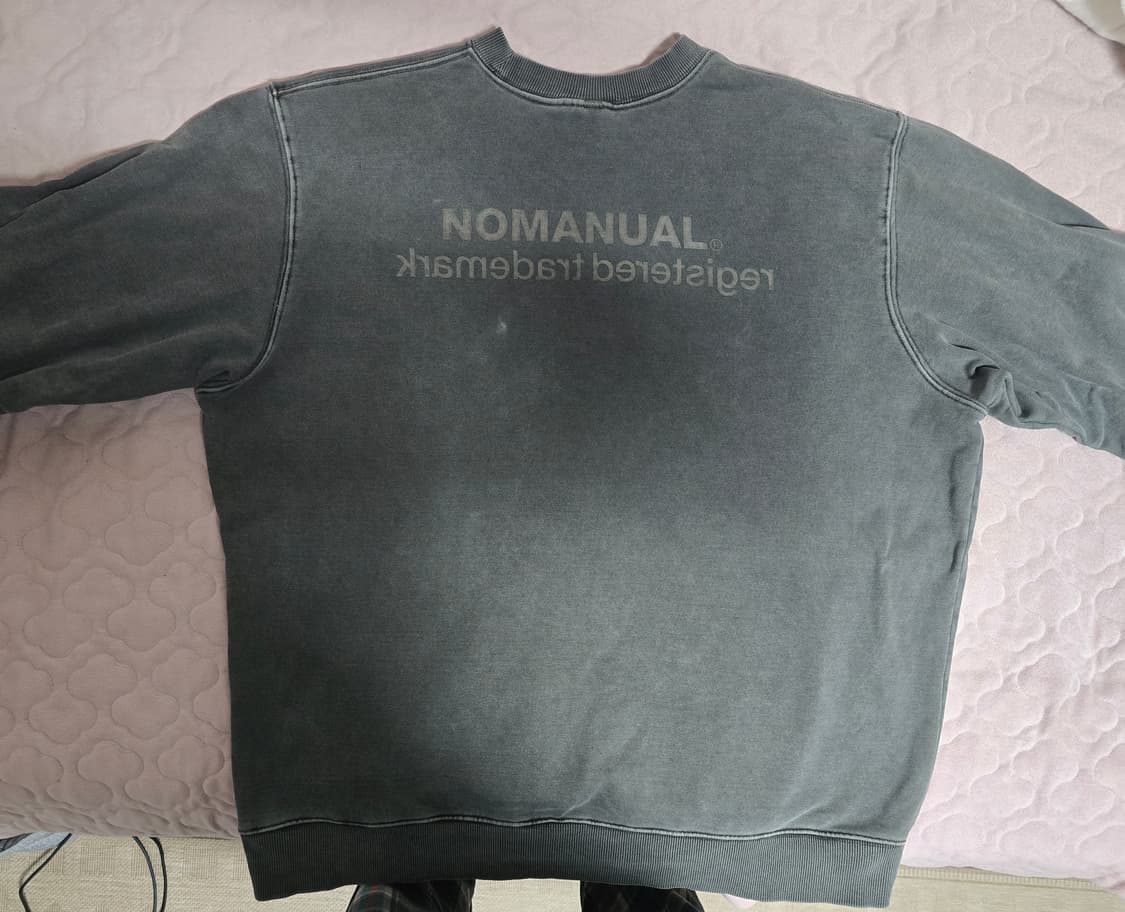 노매뉴얼 reversed TM LOGO SWEATSHIRT 
L 상품이미지2