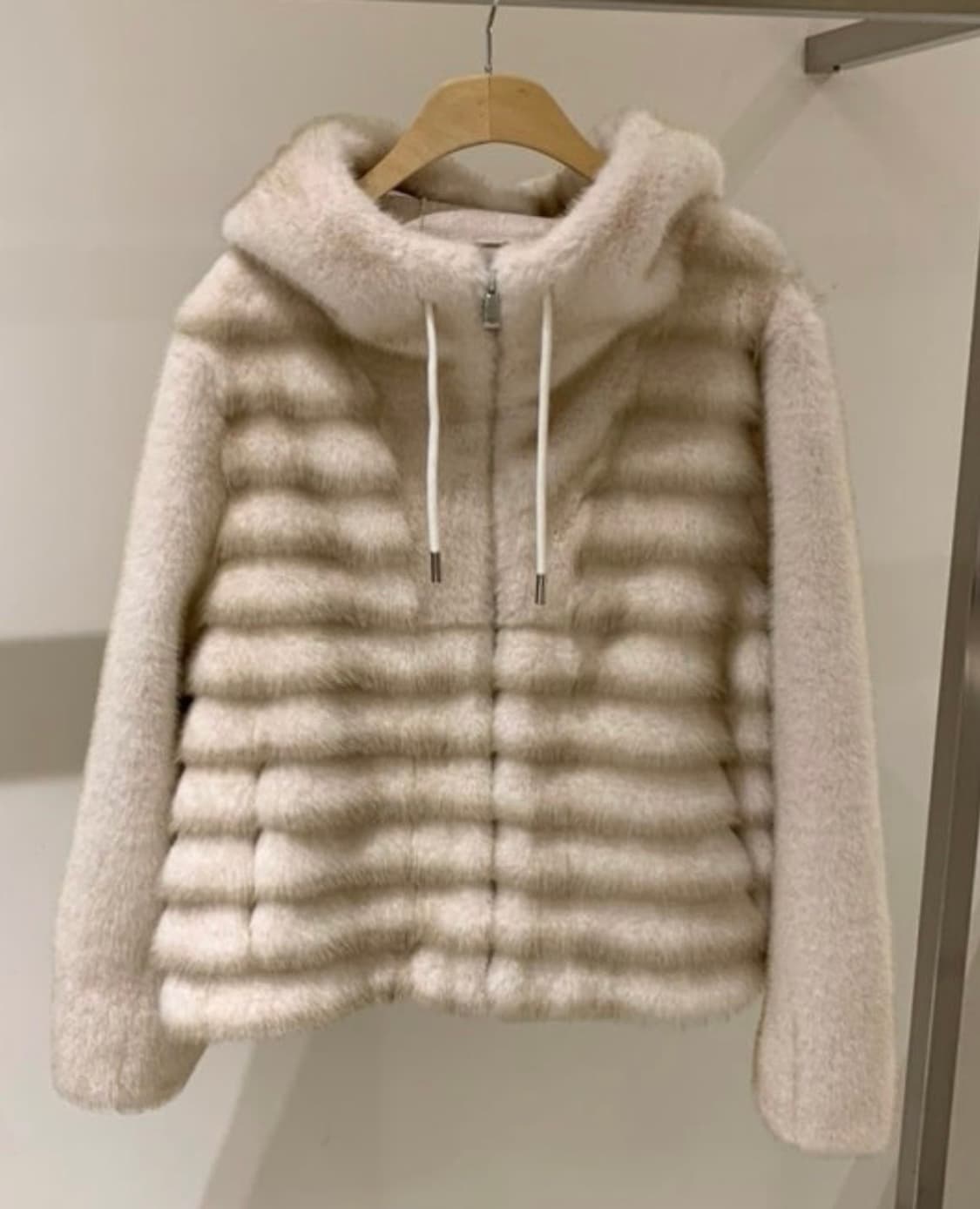 페이크밍크 퍼 후디자켓  상품이미지1