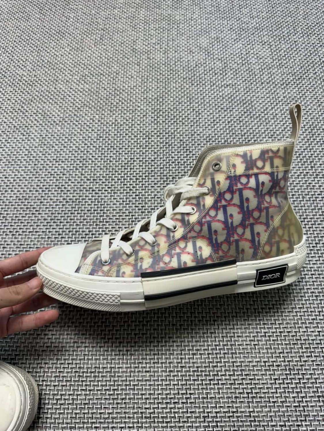 (한정판) 디올 오블리크 스니커즈 멀티 하이탑 상품이미지2