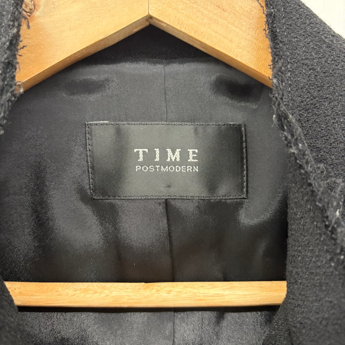 TIME 블랙 장식 더블 버튼 자켓 여성M 상품이미지5