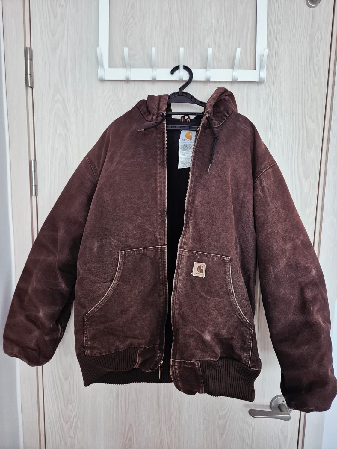 칼하트 J130 액티브 자켓 브라운 L(tall) 상품이미지1