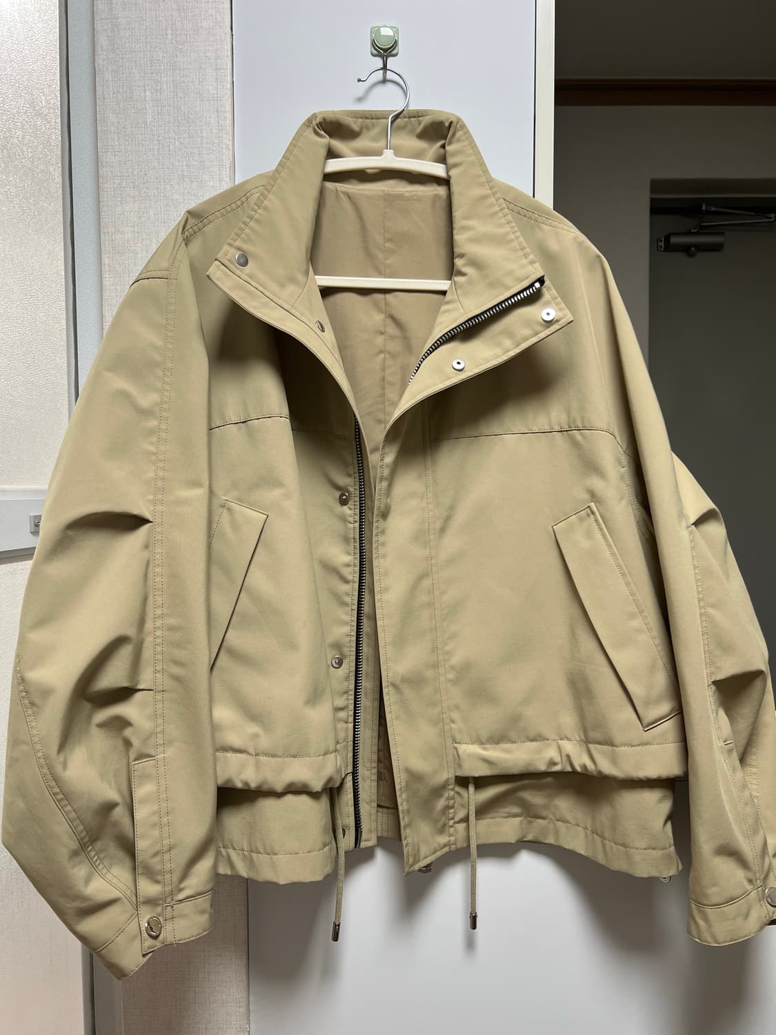 솔리드옴므 22SS 쉘파카 카키(베이지) 46 상품이미지1