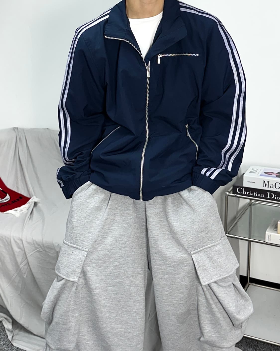 아디다스 00s 네이비 자켓 110 상품이미지1