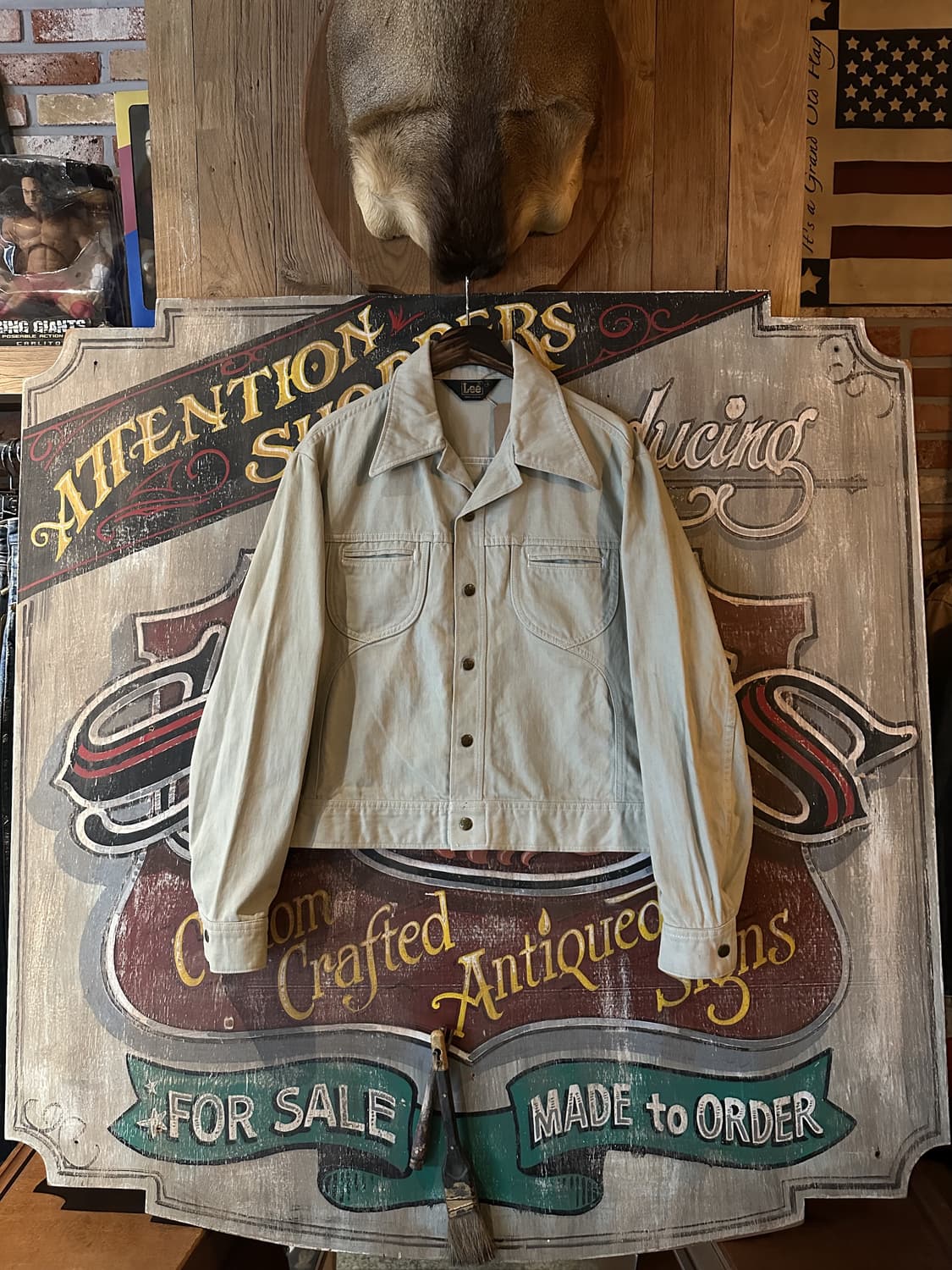 70s Vintage USA Lee Mole Skin Jacket 상품이미지1