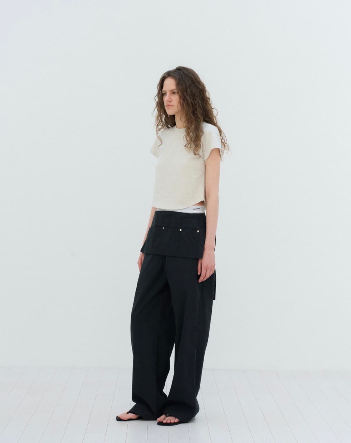 포에토 셀프 워크팬츠 세트  / black (L size) 상품이미지5