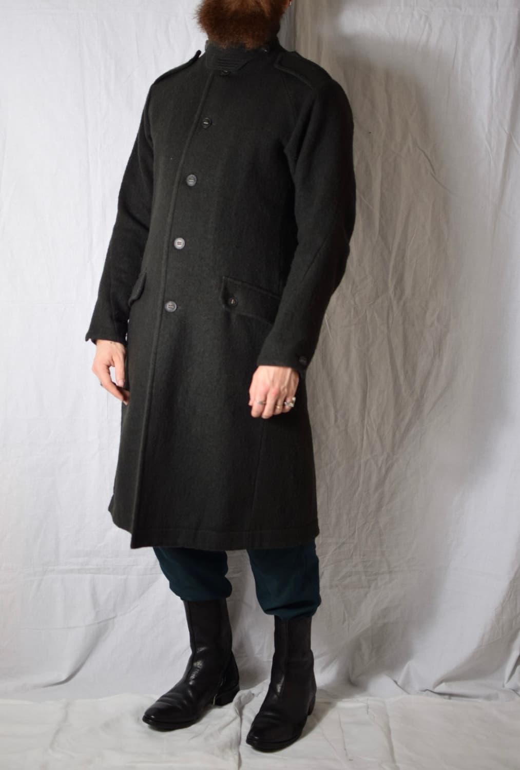 Devoa AW21 wool herringbone coat 상품이미지1