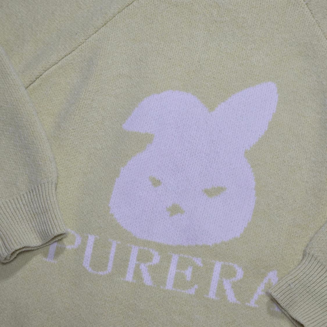 P레터링 레몬 옐로우 라운드 니트 상품이미지5