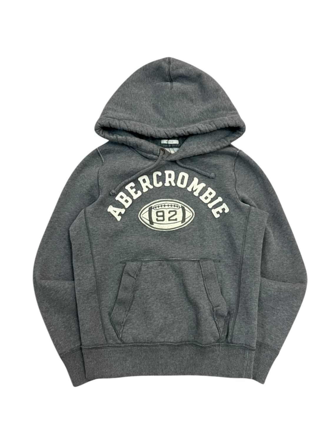아베크롬비 럭비볼 기모 후드티 그레이 S #csz2973 상품이미지3
