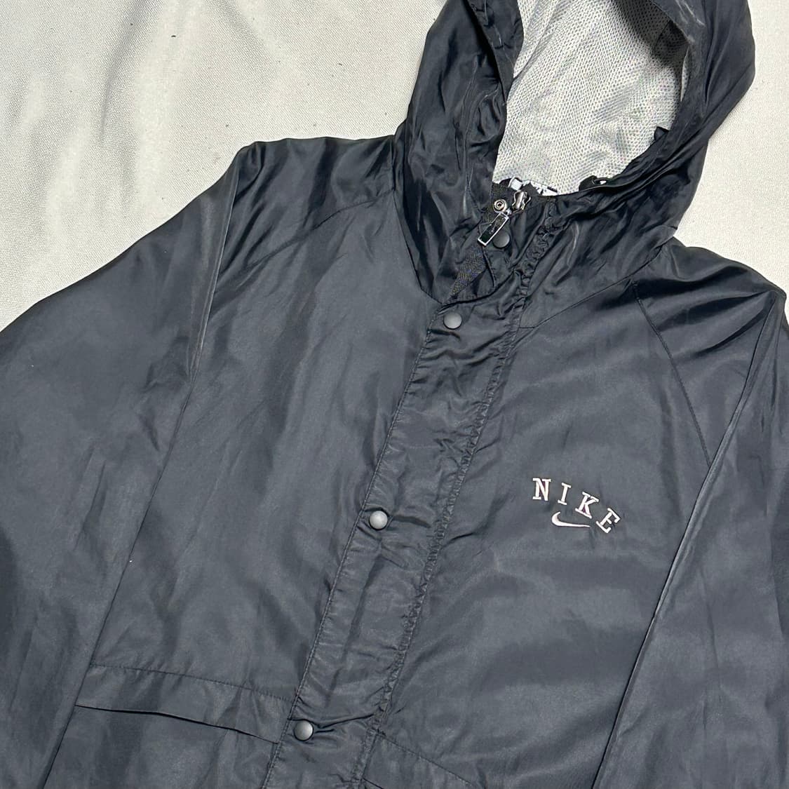M 나이키 윈드브레이커 블랙 후드 바람막이 상품이미지1