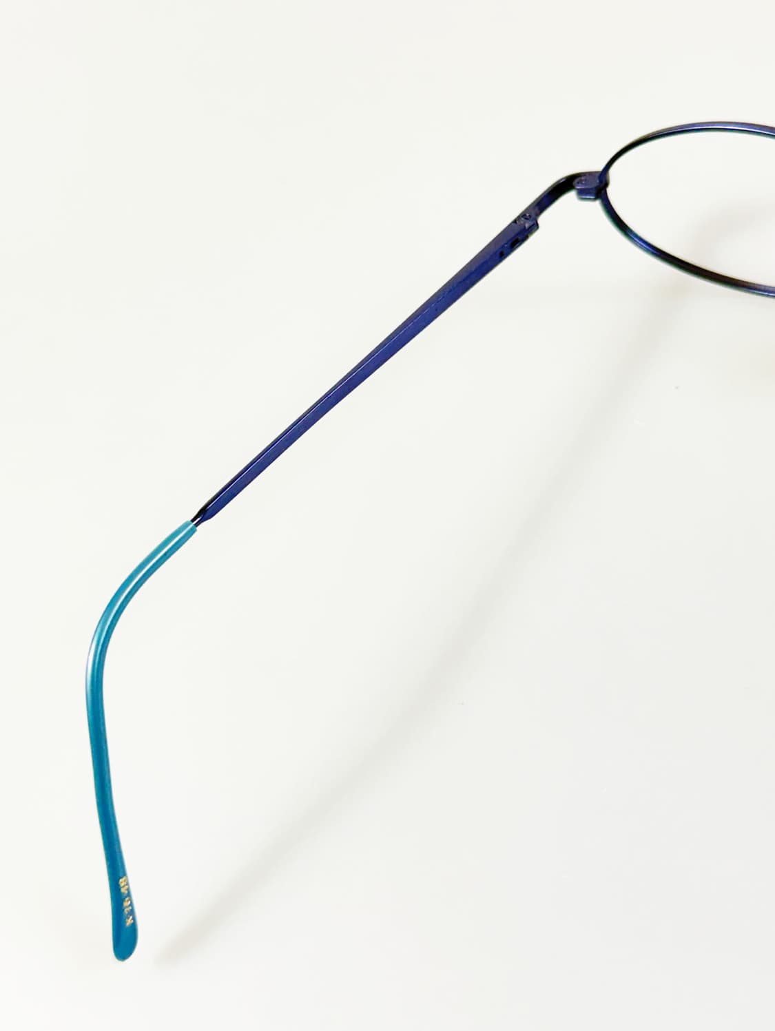 90s 네이비 앤 틸 슬림 오벌 프레임 빈티지 안경 상품이미지7