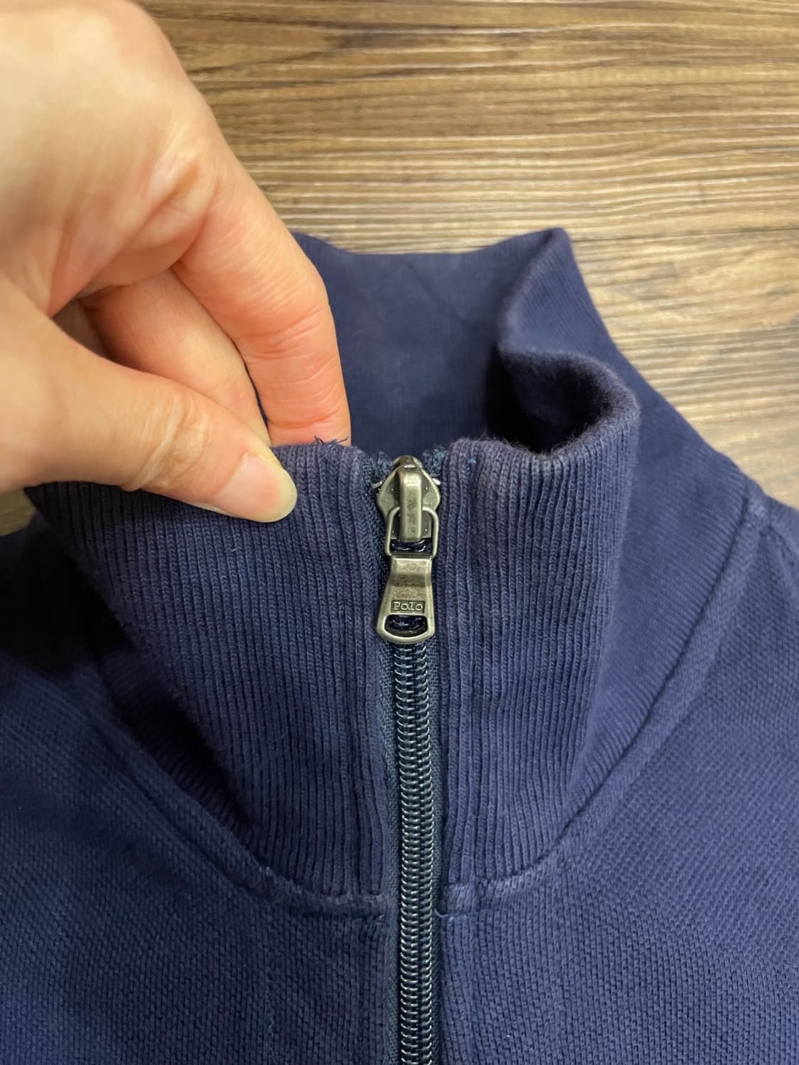 폴로 빅포니 코튼 집업 자켓 네이비 상품이미지7