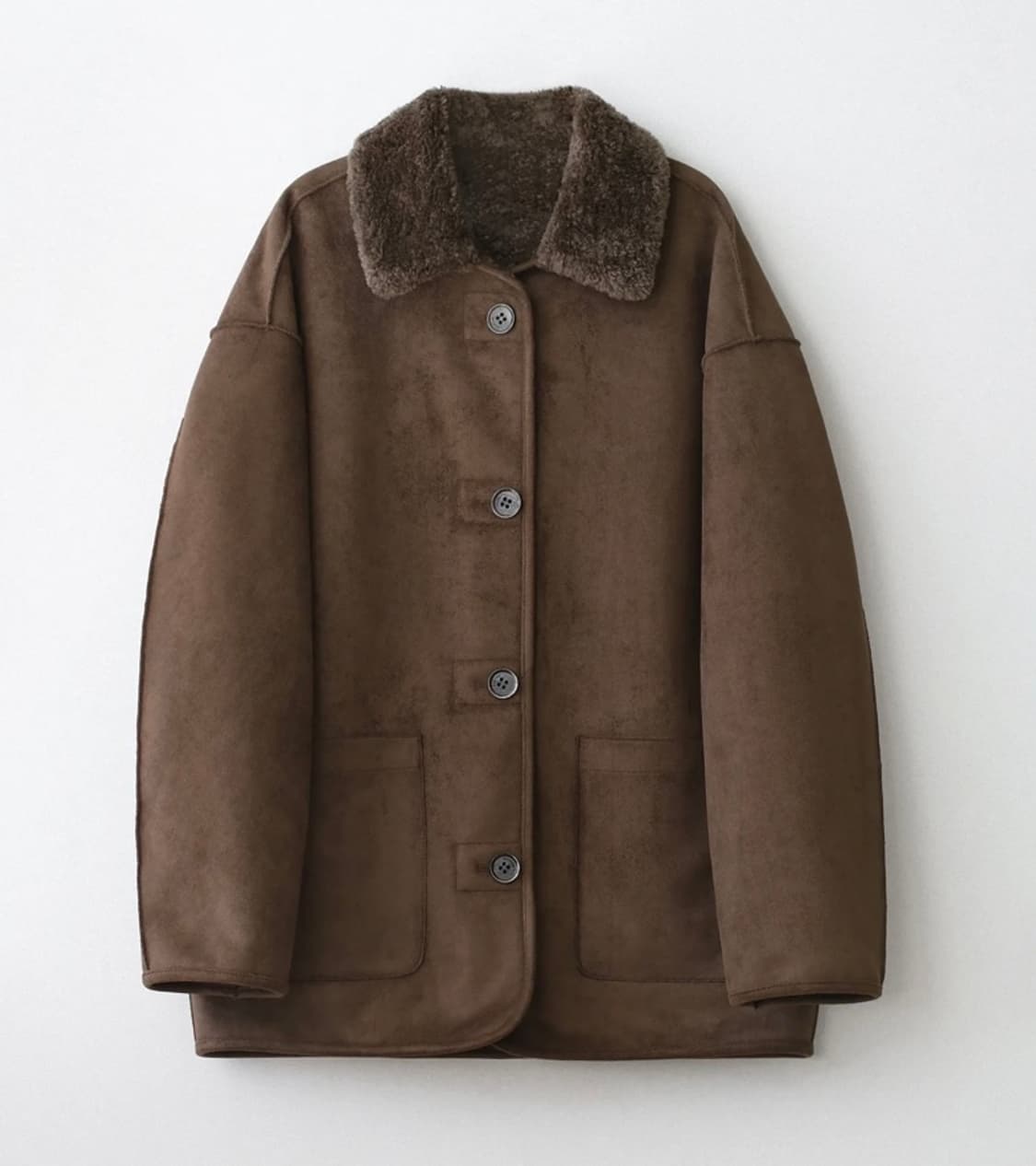 앤니즈 리버시블 시어링 자켓 브라운 상품이미지2