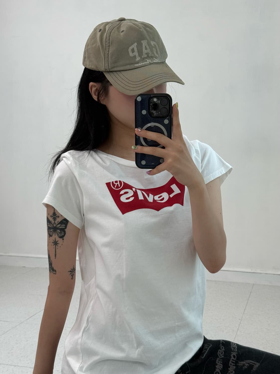 Gap 카키 캡 상품이미지2