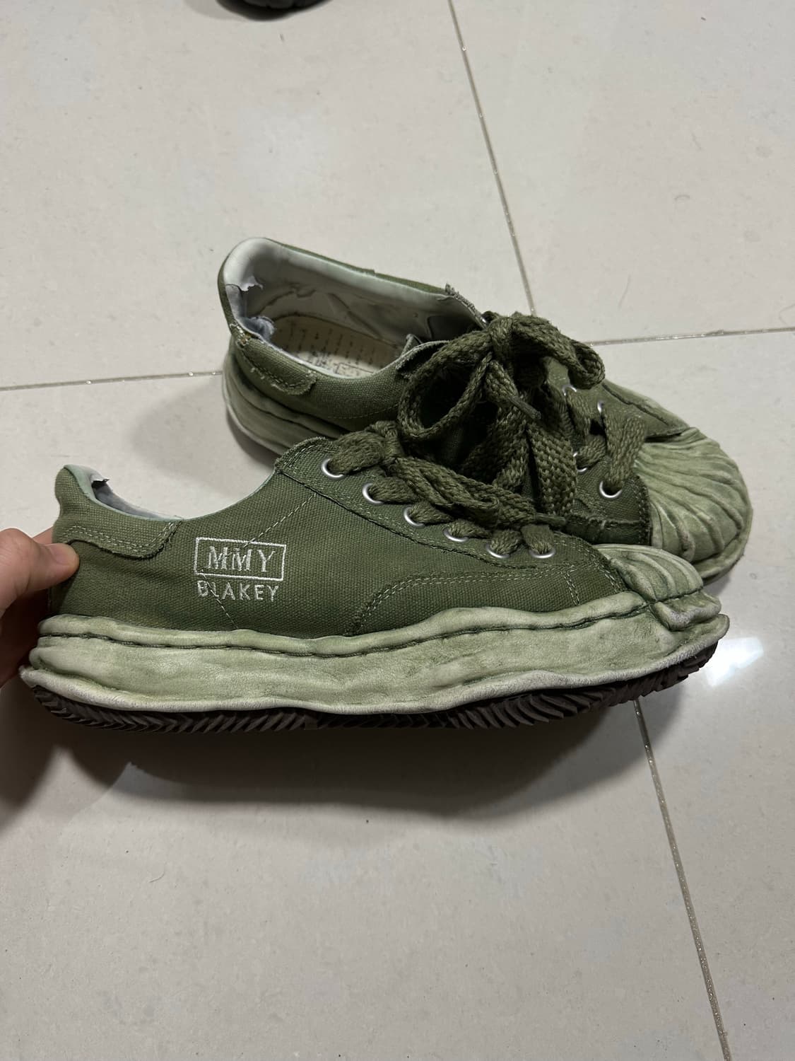 메종 미하라 야스히로 블레이키 카키 상품이미지2