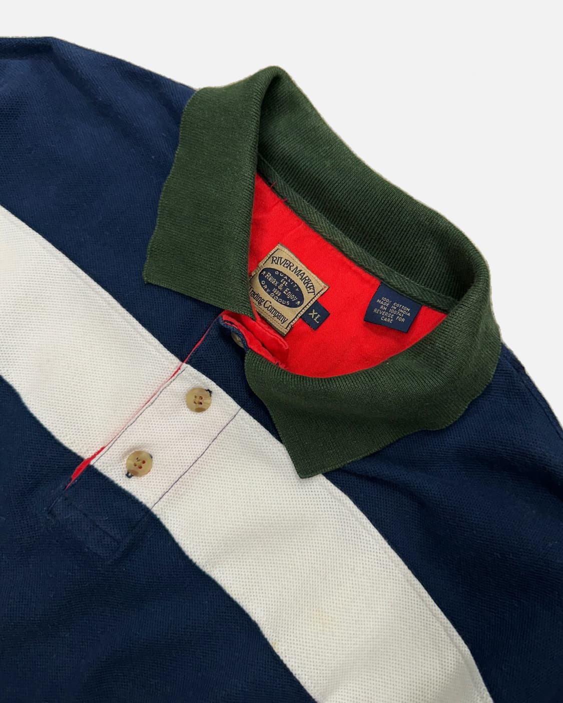 navy white stripe pk t-shirt 상품이미지3
