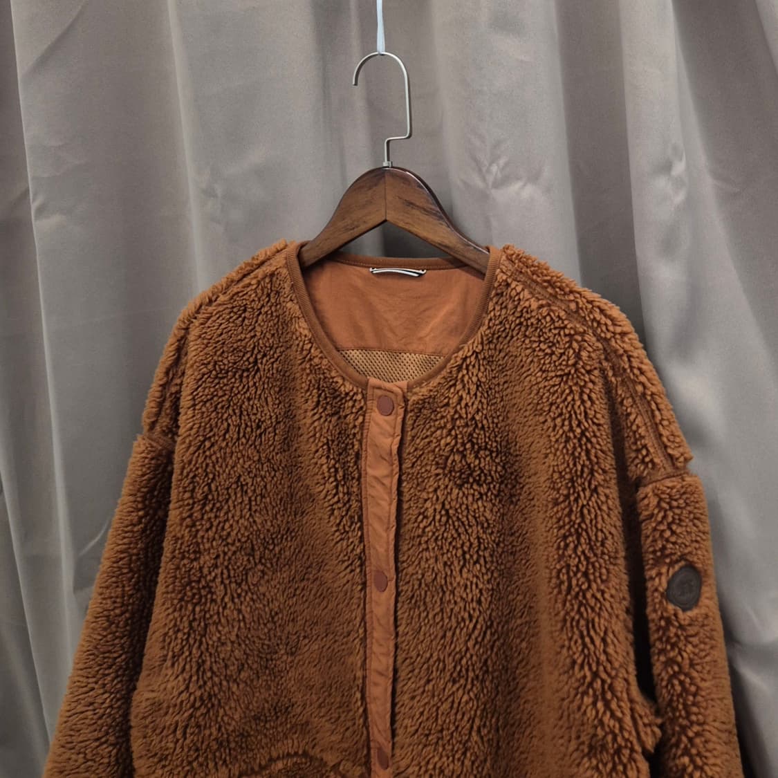 코오롱 스포츠 여성 중기장 노카라 플리스 90 상품이미지2