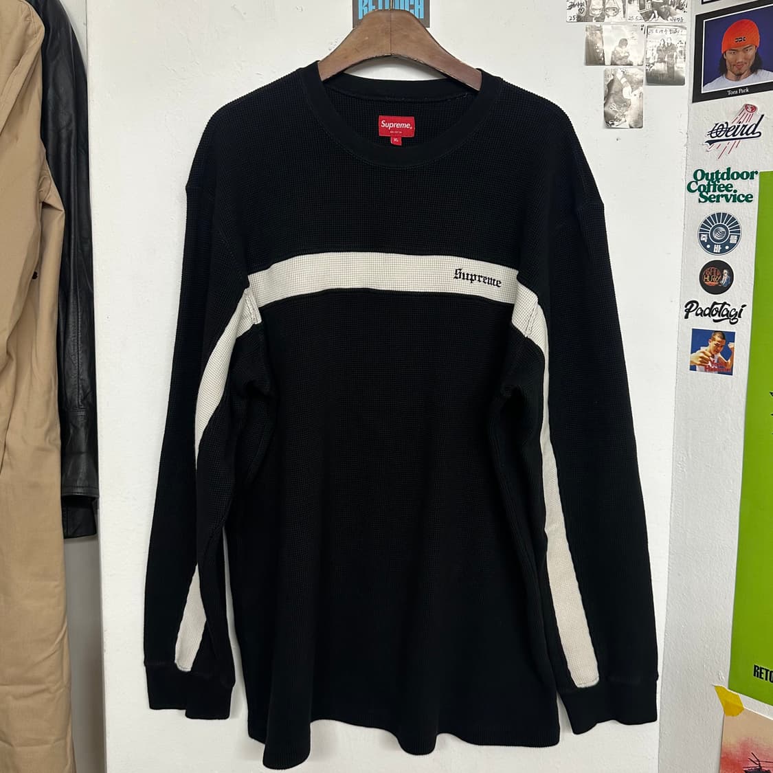 2018FW 슈프림 써멀 와플 롱슬리브 상품이미지1