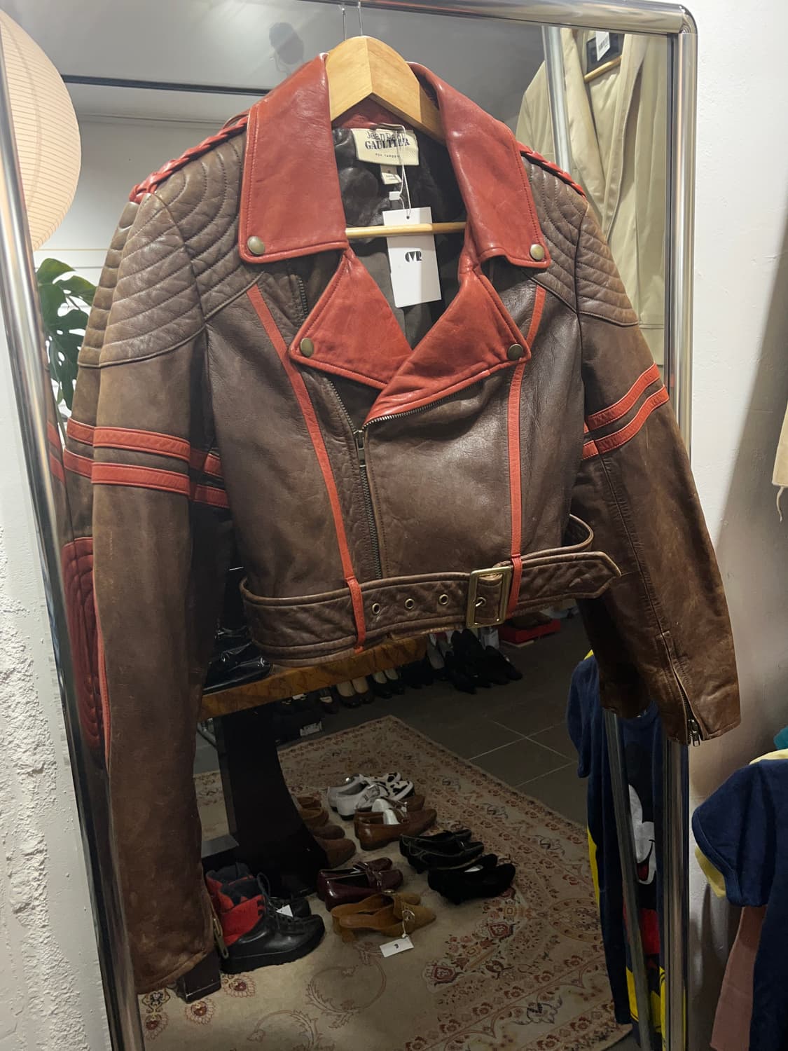 11s 장폴고티에 크롭 라이더 자켓 상품이미지1