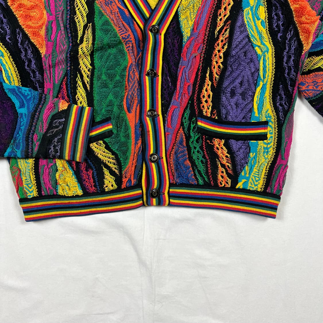 쿠지 쿠기 coogi 케이블 니트 스웨터 가디건 상품이미지4