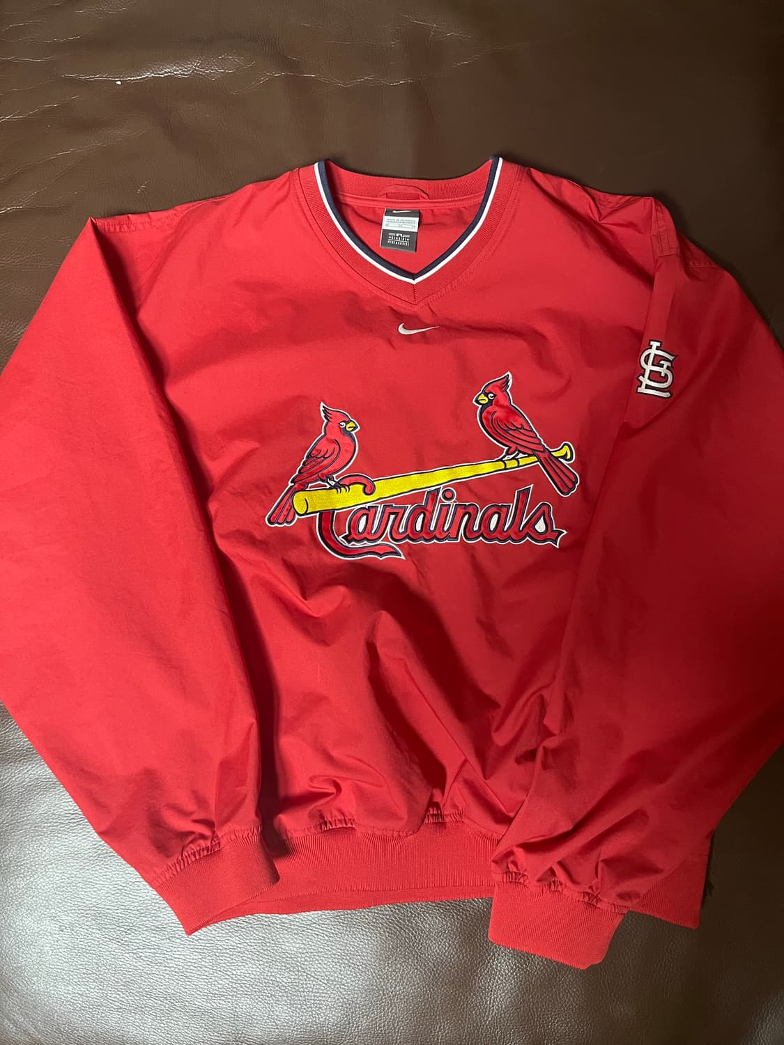 나이키 세인트루이스 카디널스 웜업 바람막이 M 상품이미지1