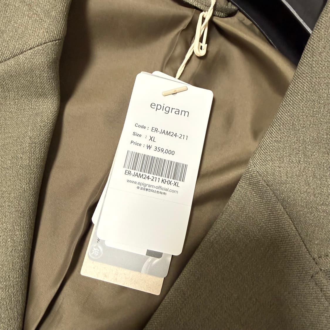 [새상품] EPIGRAM 스프링 오버핏 블레이져 XL 상품이미지4