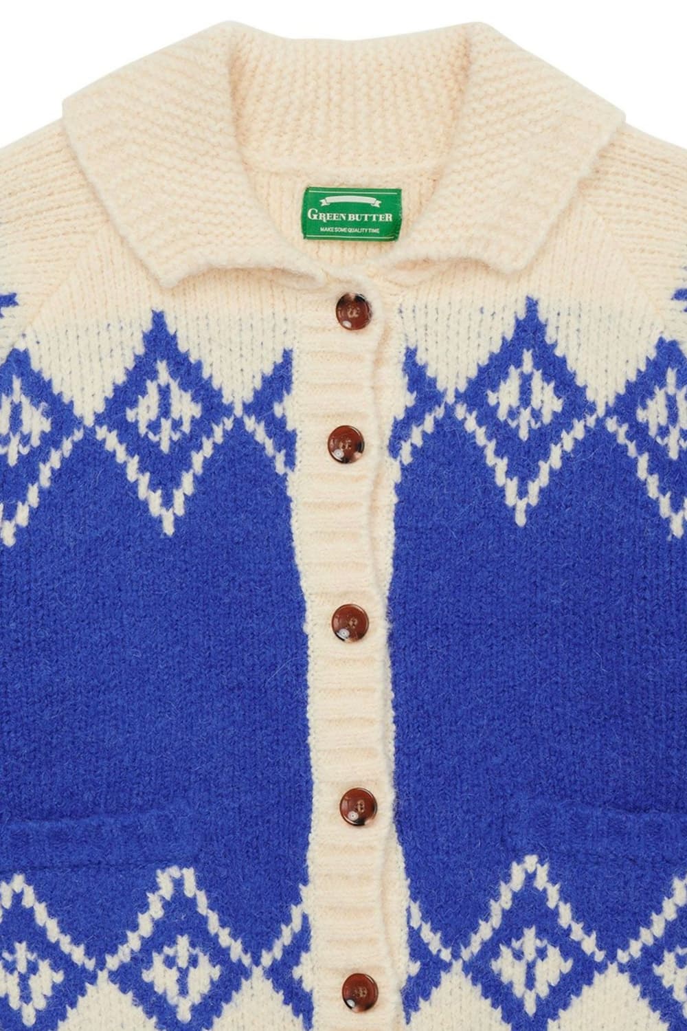 그린버터 Alpaca Dia Jacquard Cardigan 상품이미지3