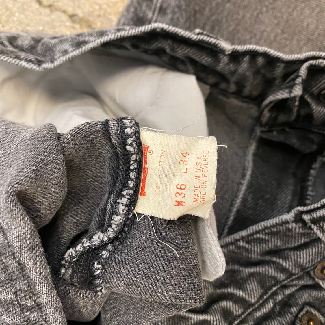 미국 빈티지 리바이스 550 청바지 상품이미지5