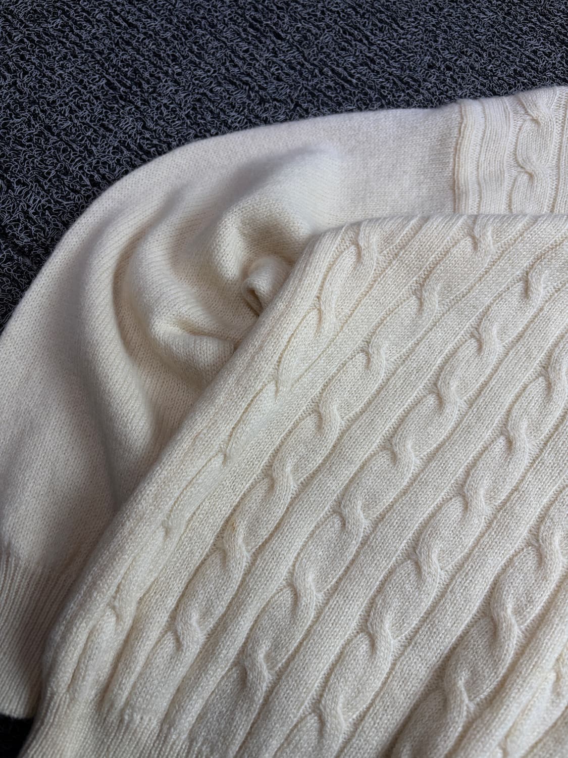 90s 발렌티노 아카이브 케이블 카라넥 니트 2299 상품이미지4