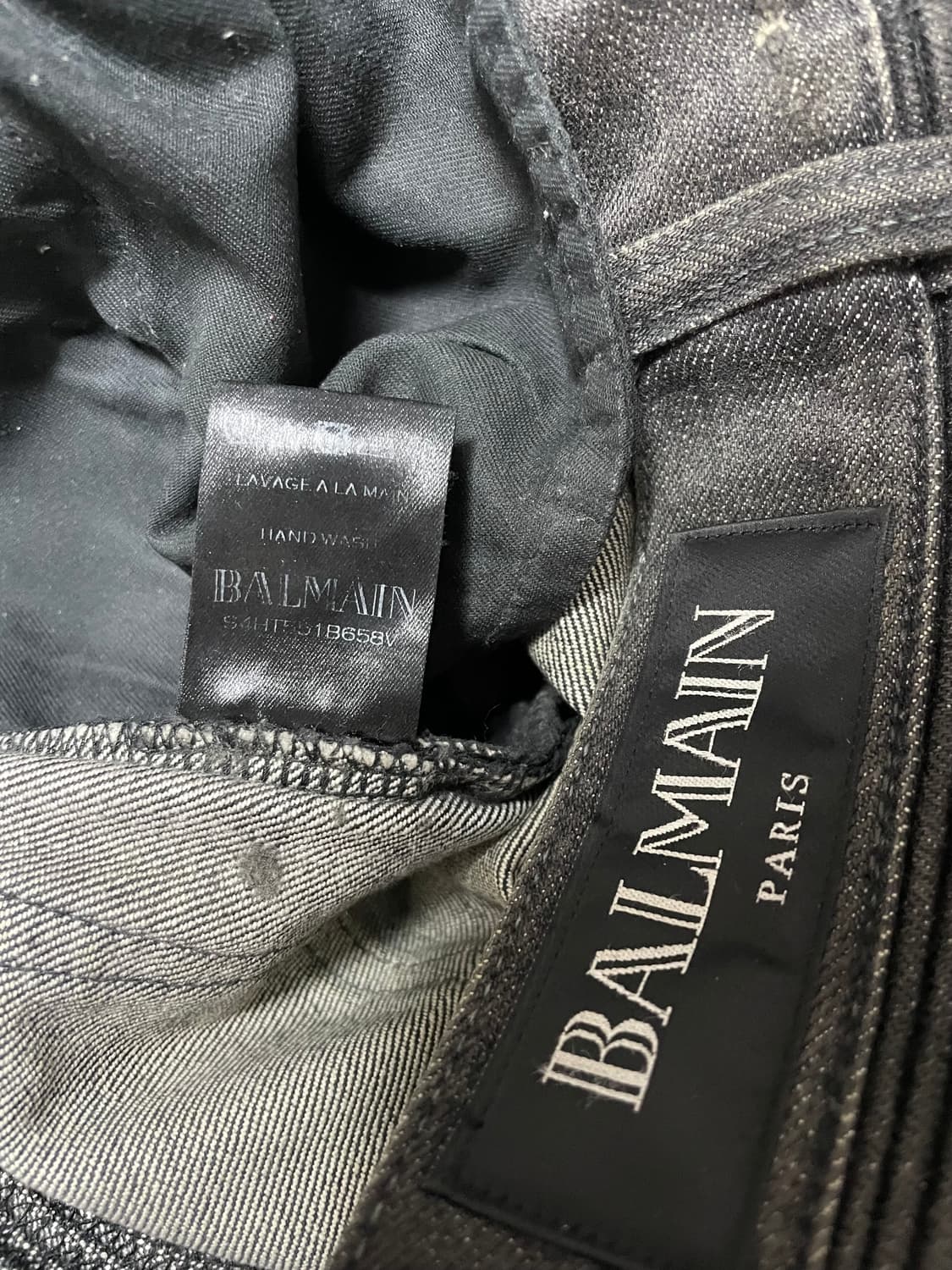 발망 슬림 바이커 진 상품이미지4