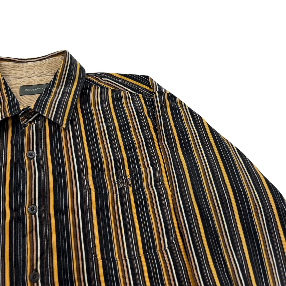 헨리코튼 스트라이프 셔츠 남방 XL 상품이미지2