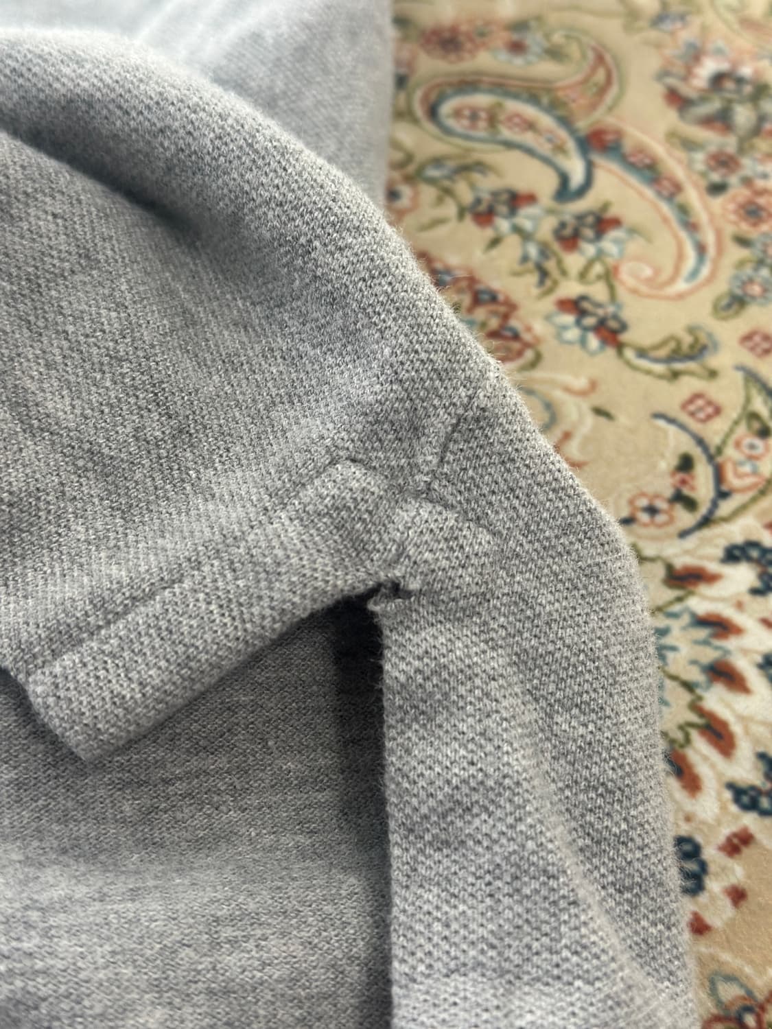 폴로 랄프로렌 그레이/네이비 빅포니 카라티 상품이미지7