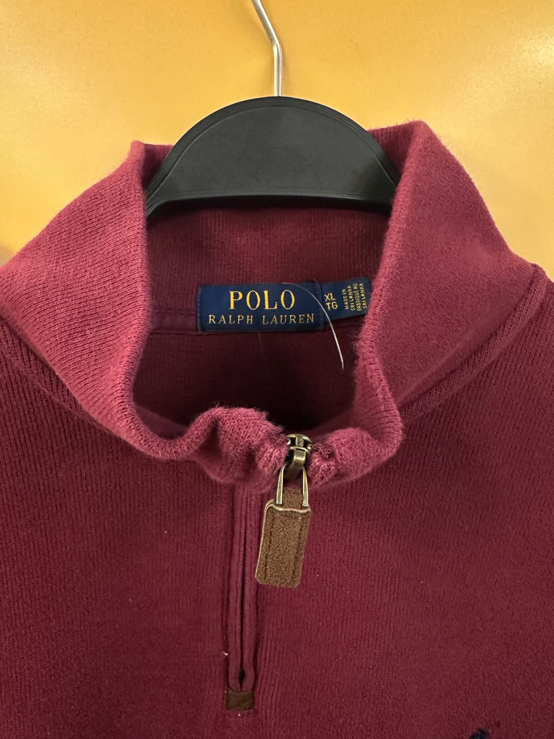 POLO 폴로 반집업니트 상품이미지3