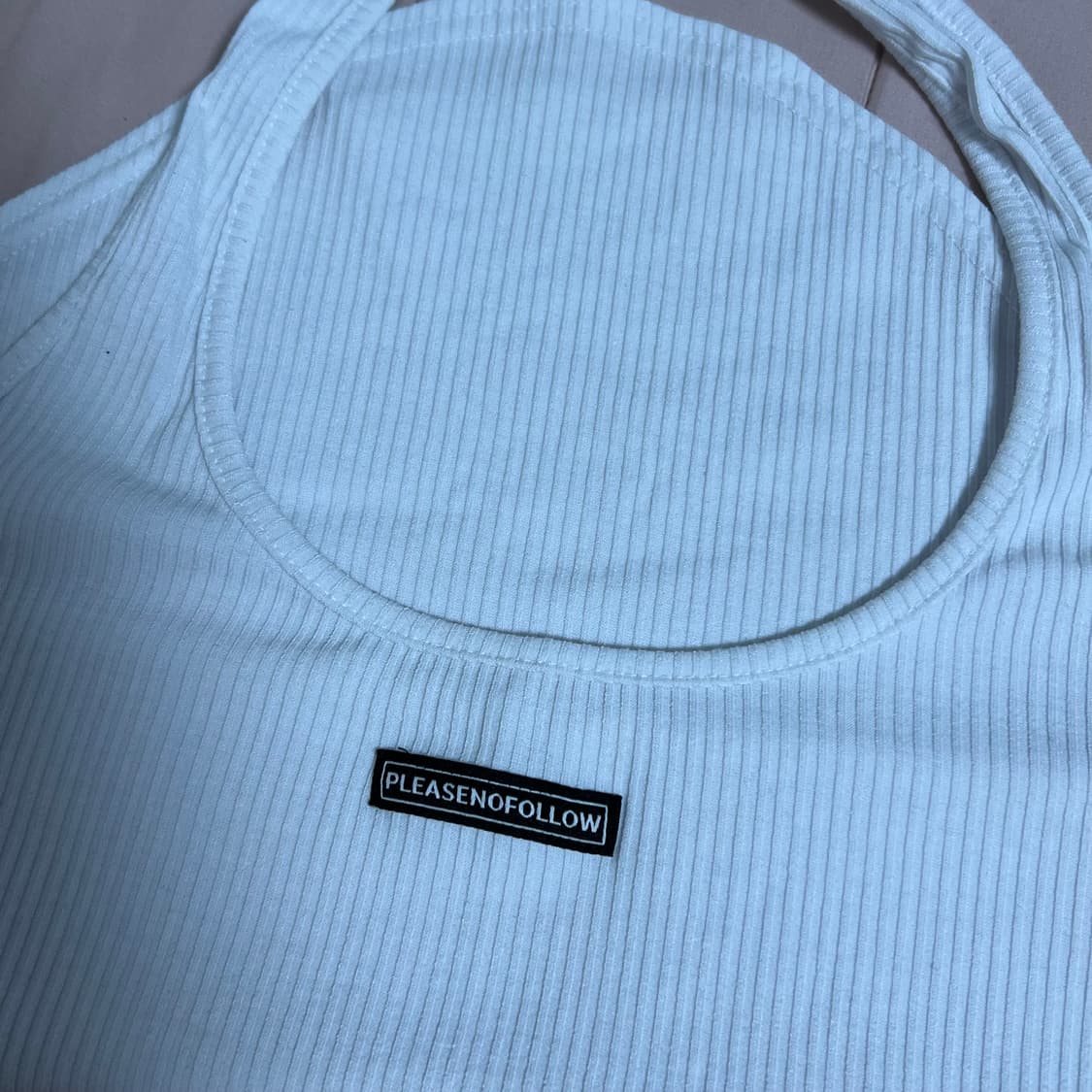 플리즈노팔로우 홀터넥 나시 슬리브리스 상품이미지4