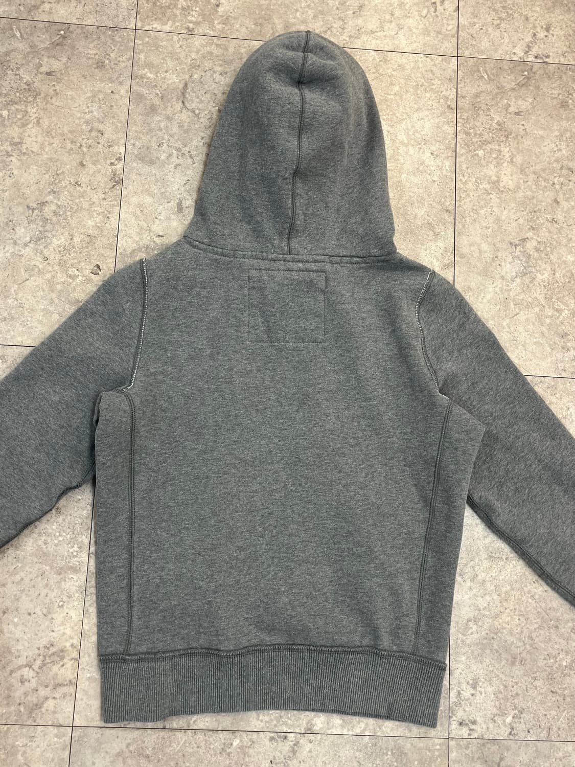 아베크롬비 럭비볼 기모 후드티 그레이 S #csz2973 상품이미지8