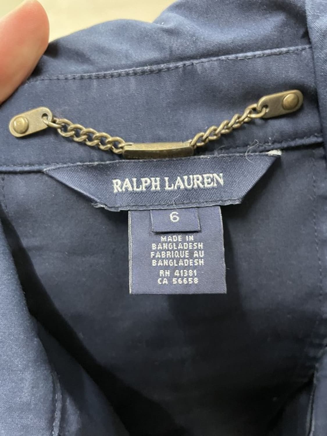 폴로 랄프로렌 네이비 레인코트 6 상품이미지5