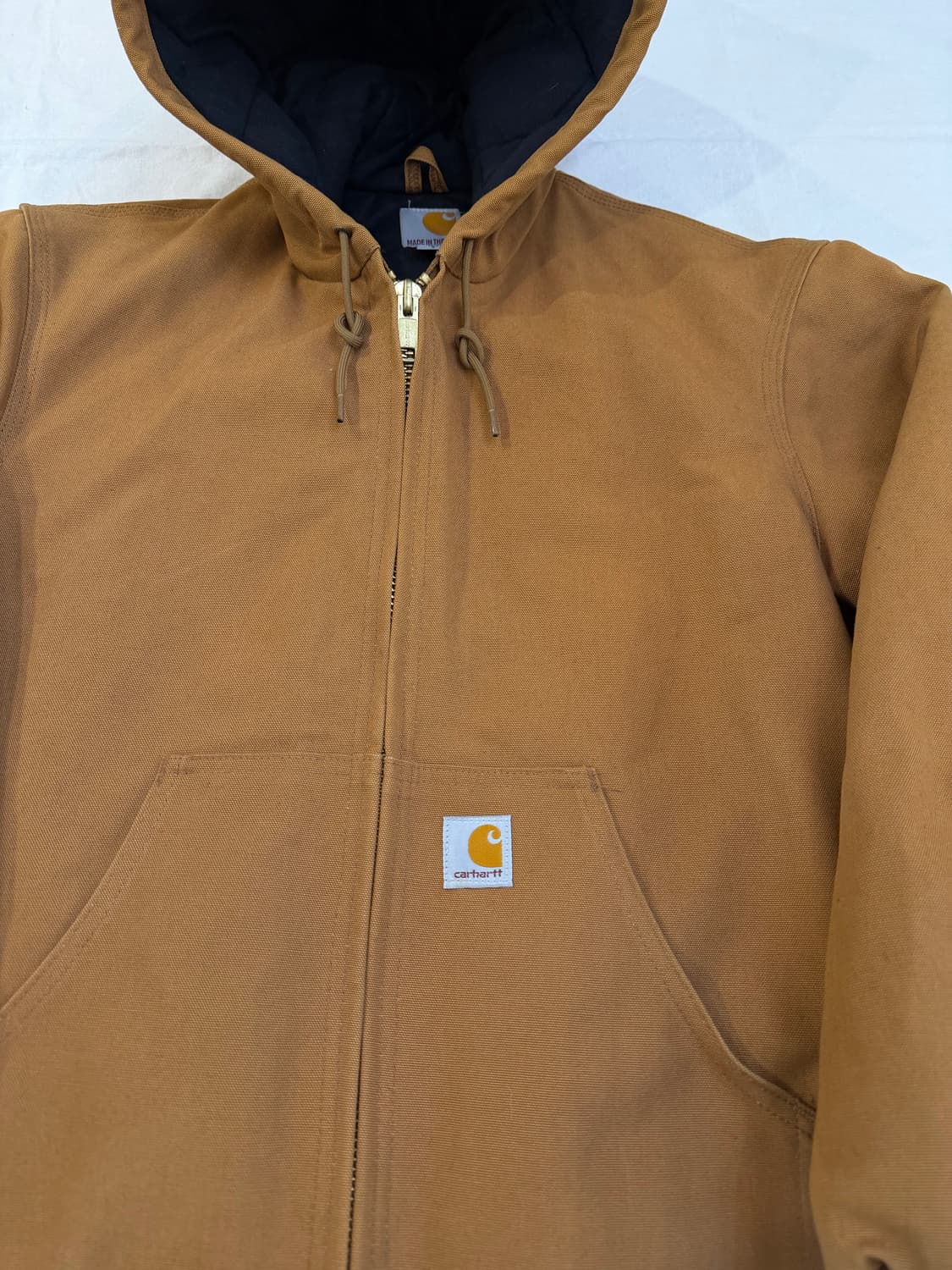 칼하트 USA 새상품급 액티브 후드 워크자켓 J140 BRN 상품이미지2