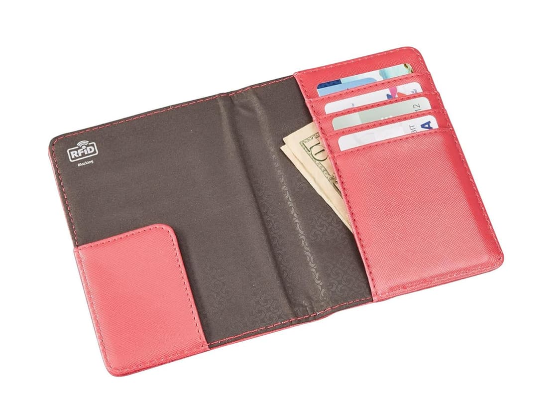 [새상품.정가34,000] RFID 샘소나이트 여권지갑 여권 케이스 로즈 상품이미지2