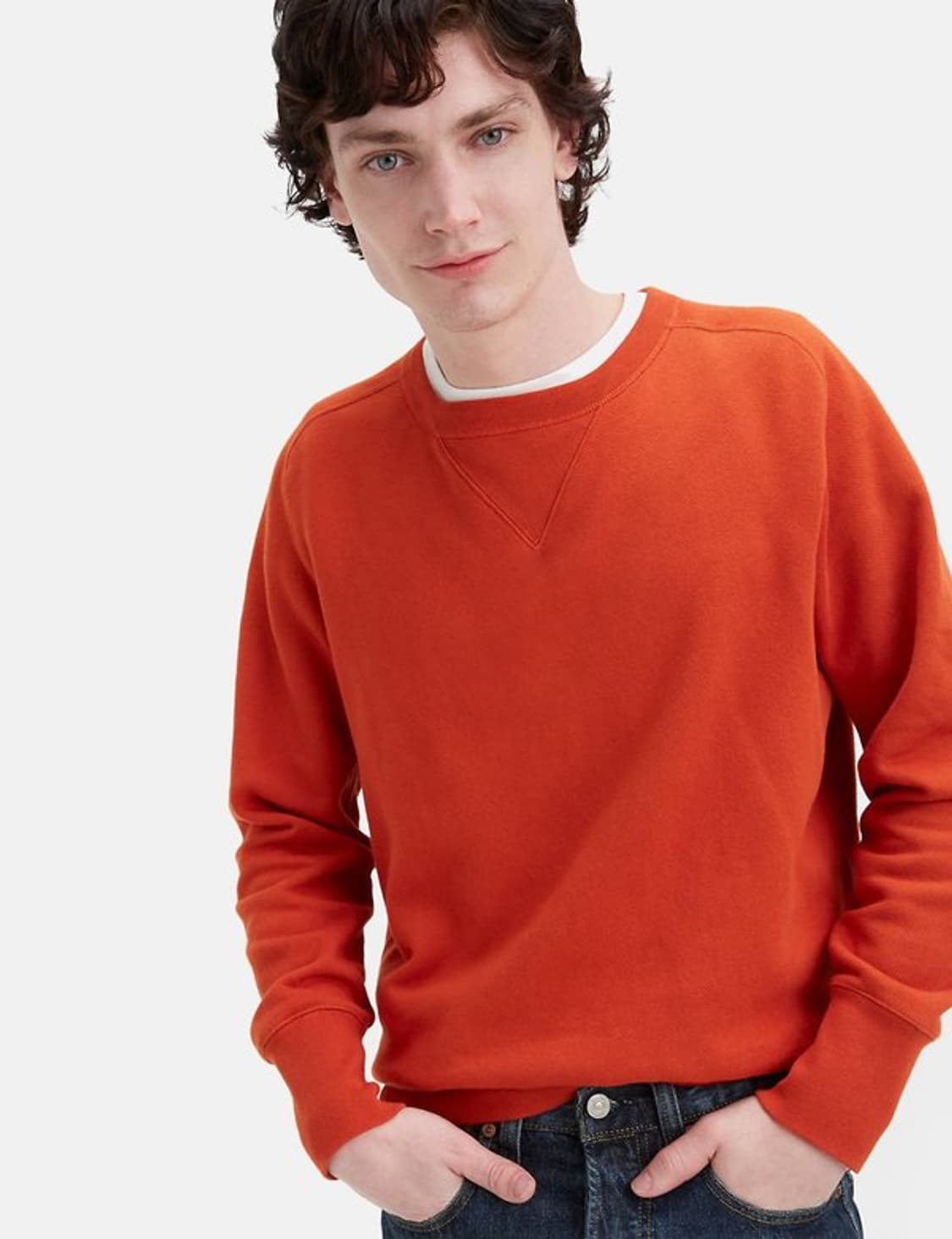 리바이스 LVC 1940's 베이 메도우 스웨트셔츠 루이보스 티 M 상품이미지9