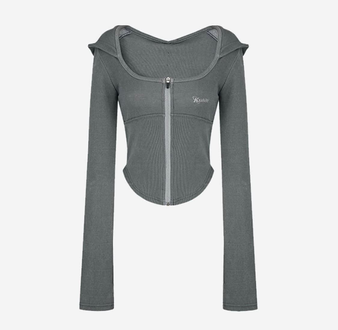 카시코 우먼 컴피 몽크 후드집업 상품이미지1