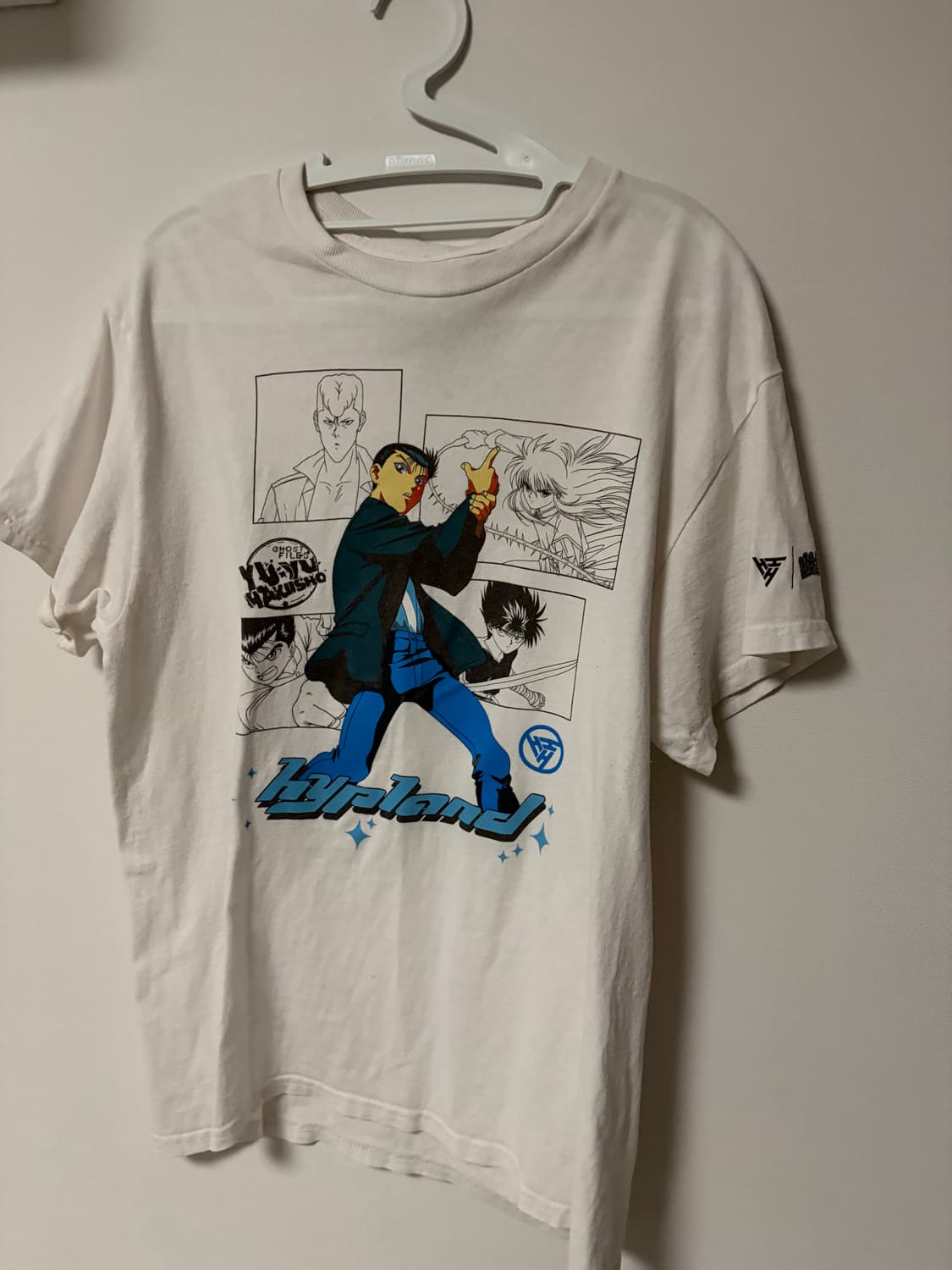 유유백서 애니메이션 빈티지 티 상품이미지1