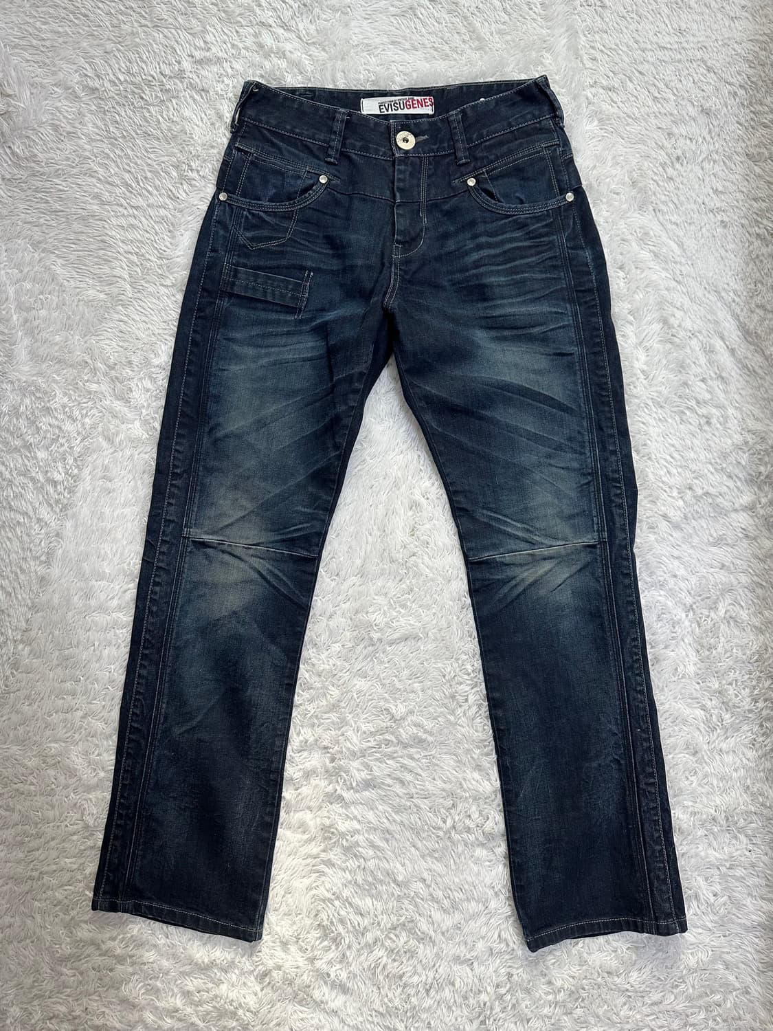에비수 EVISU 청바지 32 페인트 데님 상품이미지2