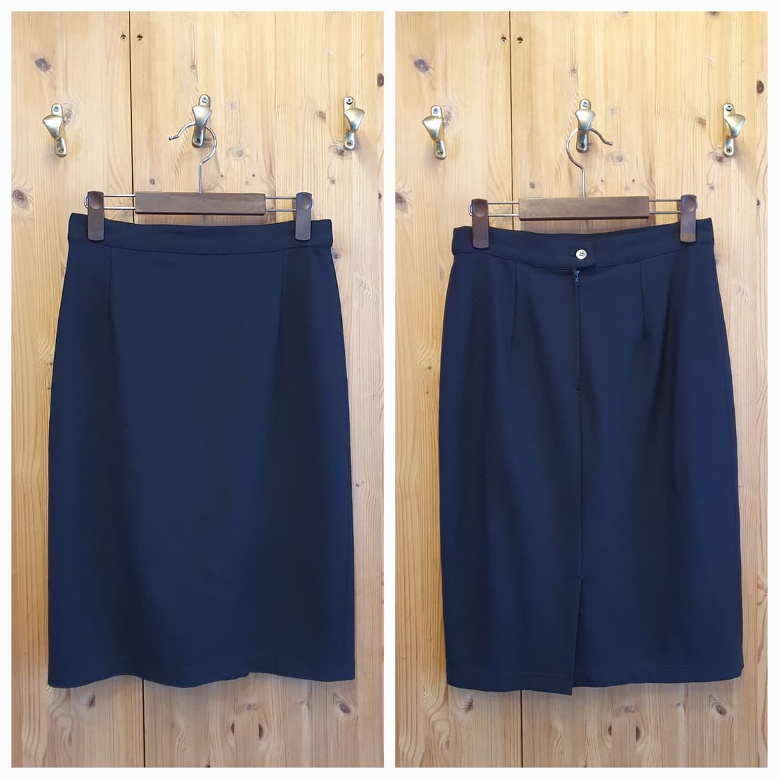 허리28/막스마라 블랙 스커트 상품이미지8