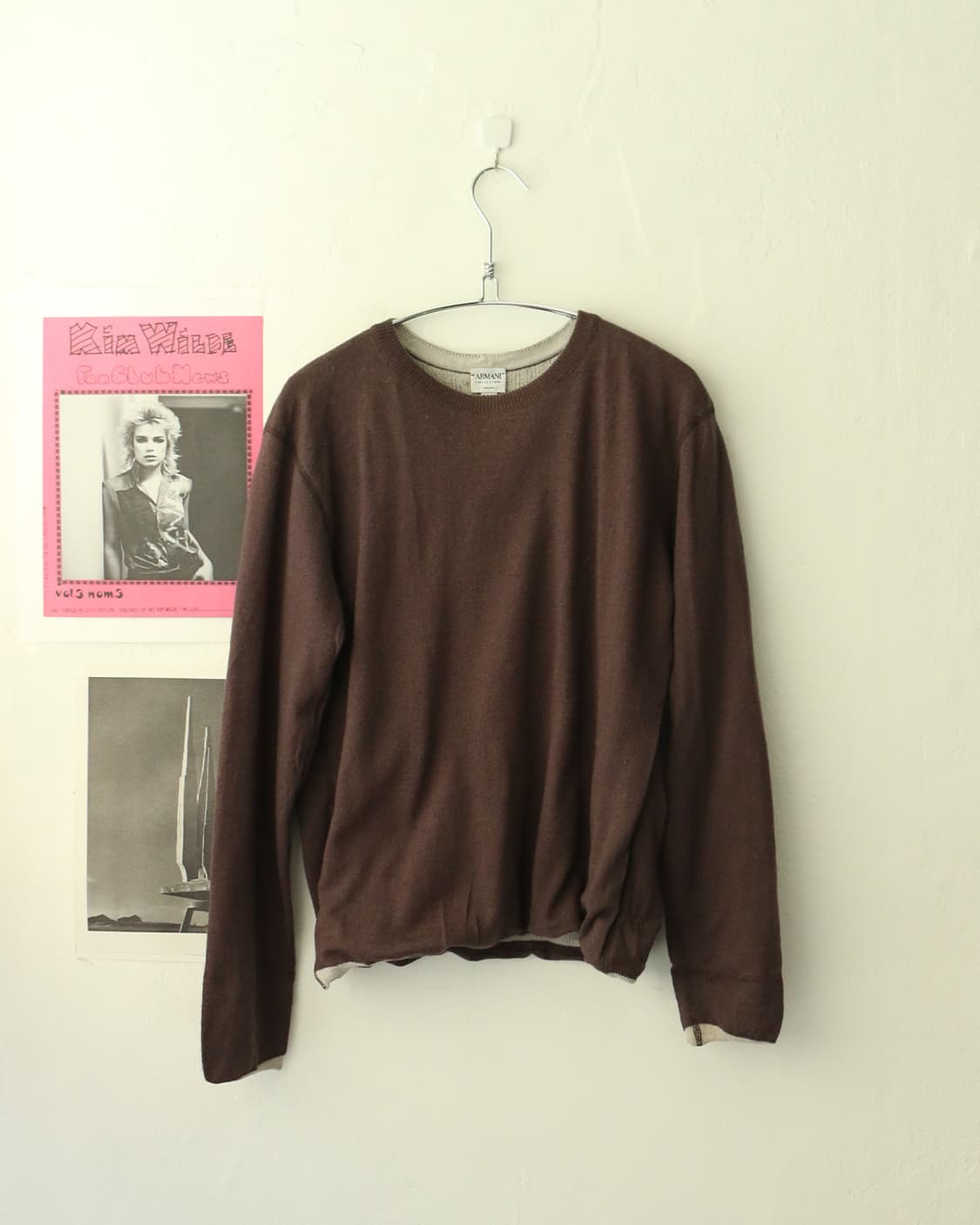 아르마니 꼴레지오니 크루넥 니트 상품이미지1