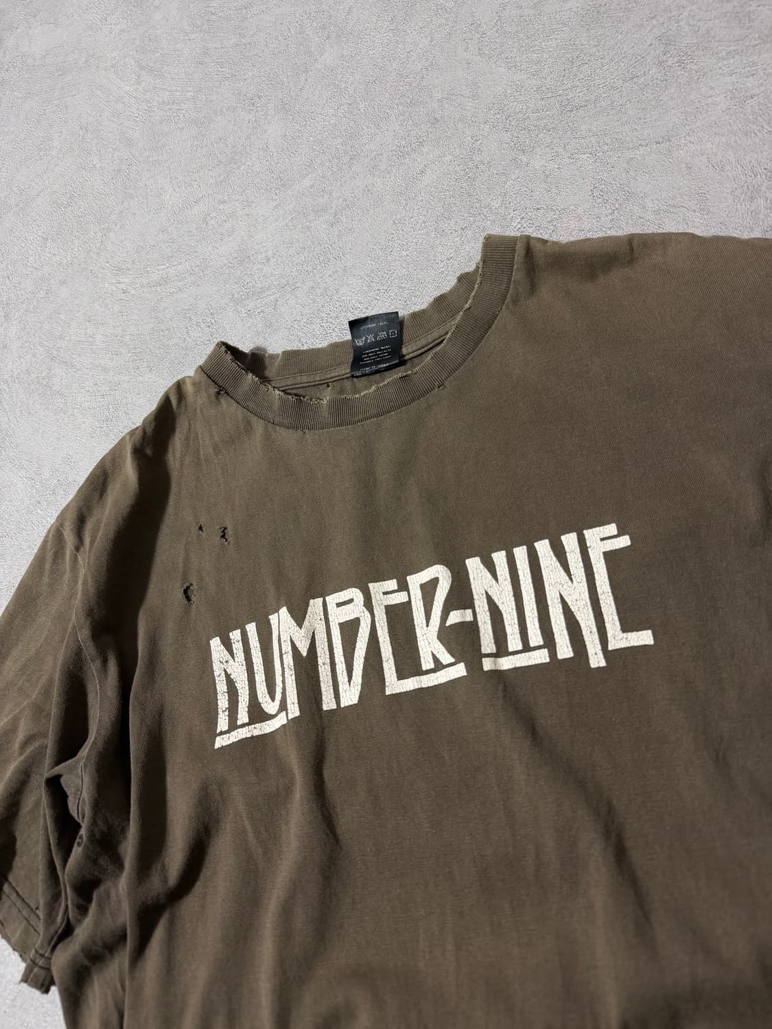 05SS Number (N)ine Distressed T-Shirt 상품이미지3