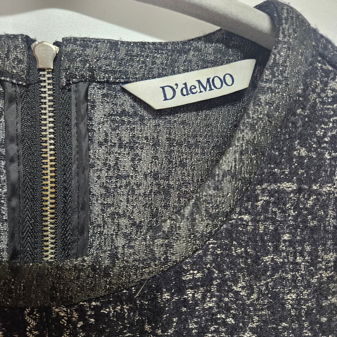 디 데무 배색 니트 원피스 44 상품이미지3