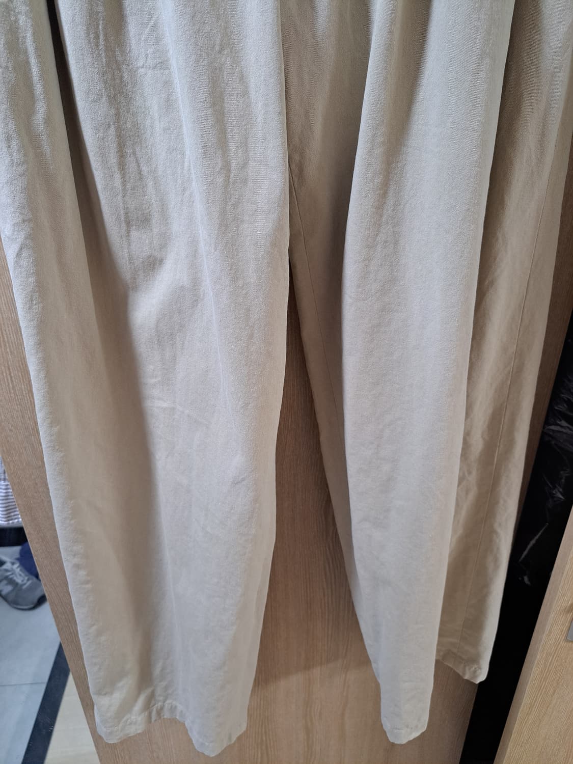 노운 와이드 치노팬츠 베이지 1사이즈 상품이미지4