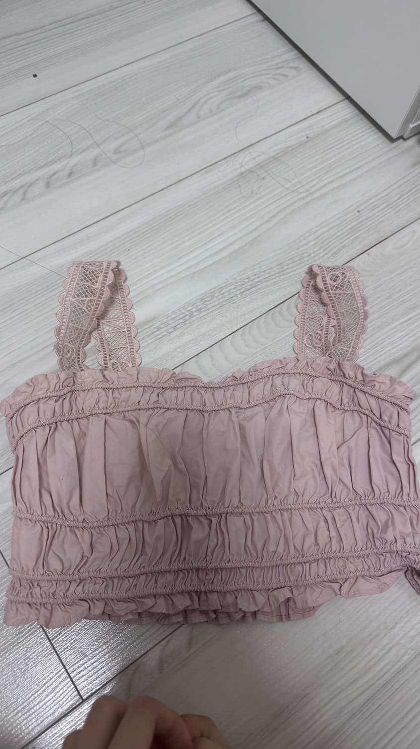 올세인츠 핑크 아리아 탑 상품이미지2