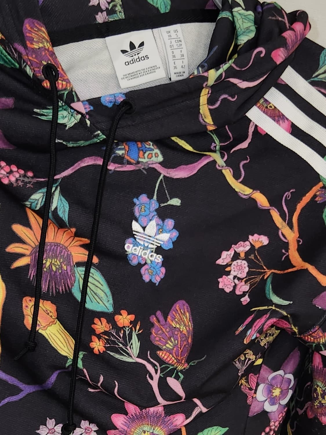 아디다스 플라워 숏기장후드  상품이미지1